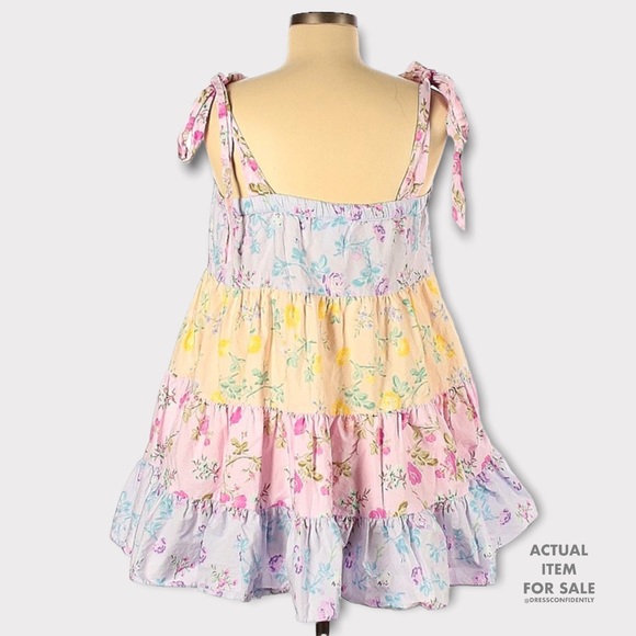 LOVESHACKFANCY x TARGET Jeanne Floral Mini Dress - Picture 5 of 8